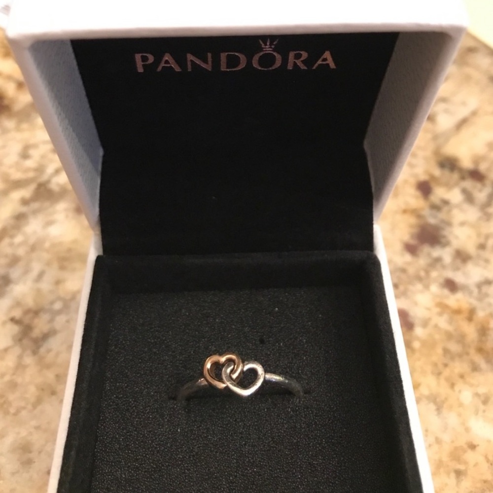 Pandora Heart to Heart Ring